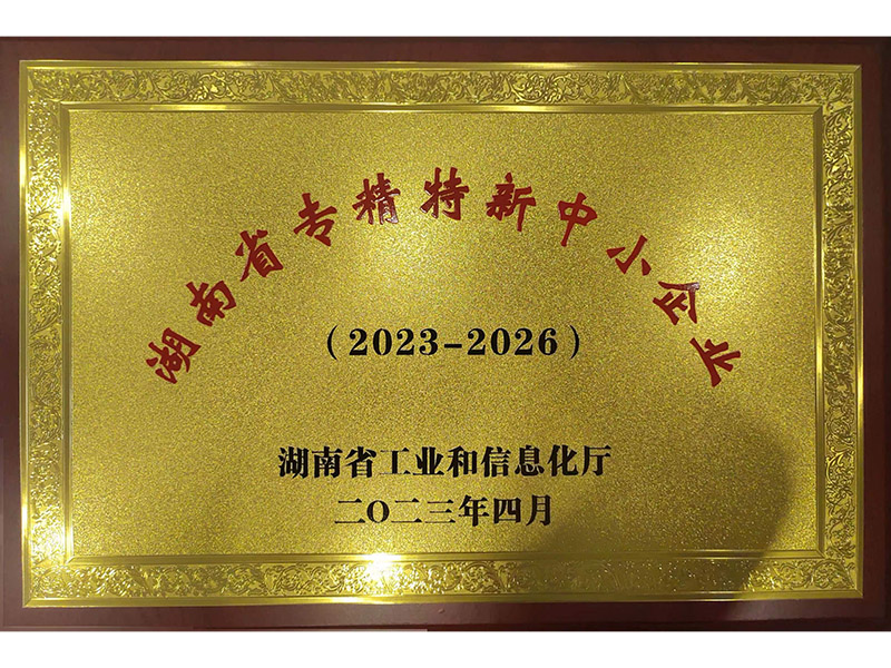 湖南省專精特新中小企業(yè)